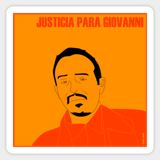 justicia para Giovanni / Justice for Giovanni Sticker